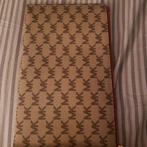 Michael kors monogram clutch/ wristlet